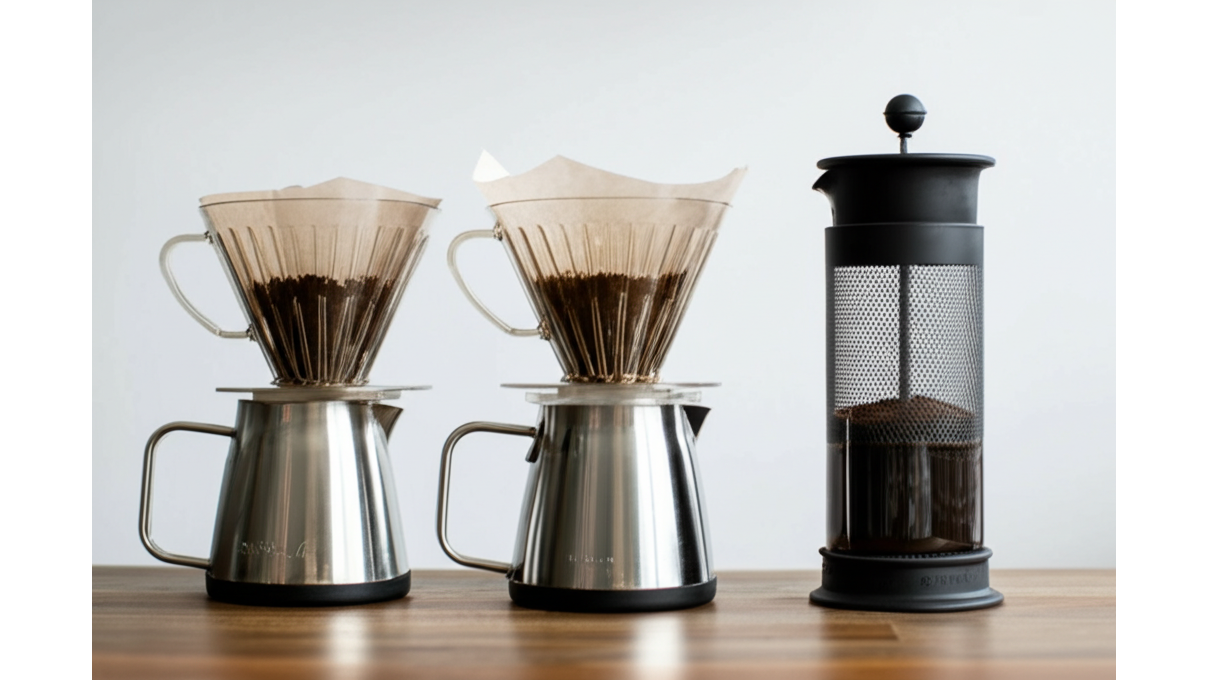 3大熱門免濾紙咖啡濾杯品牌推薦_Hario_V60_Able_Brewing_Kone_Espro