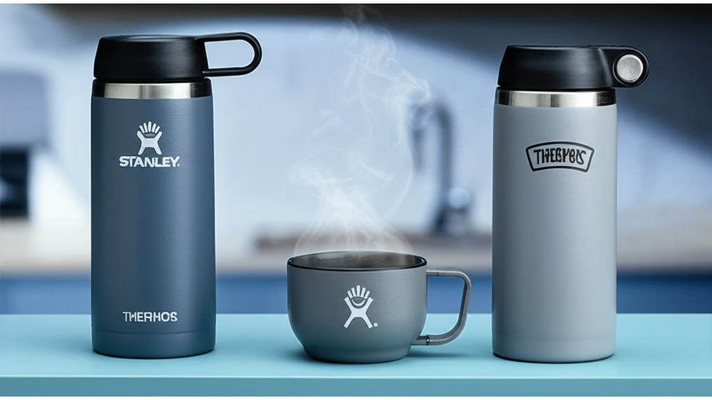 保溫杯3大品牌對決_Stanley_Hydro_Flask_Thermos_6小時保溫力測試