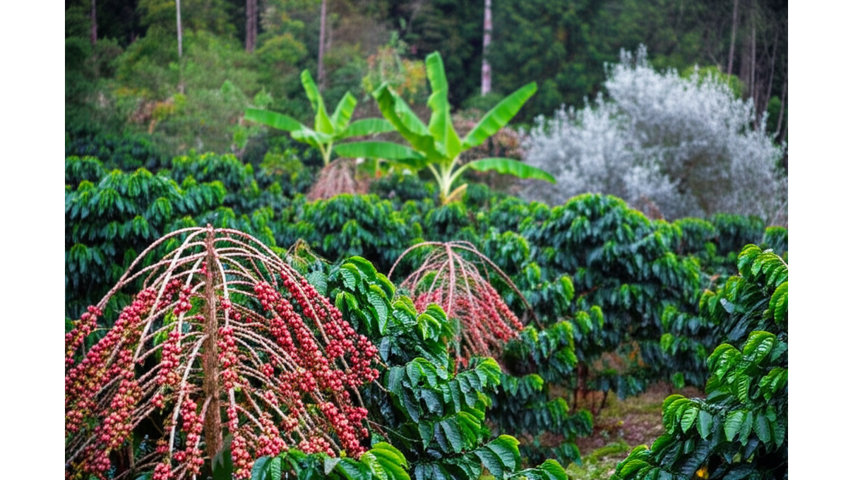 粉紅波旁種植4大條件_海拔1500-1800米最佳_年雨量1600-1800毫米