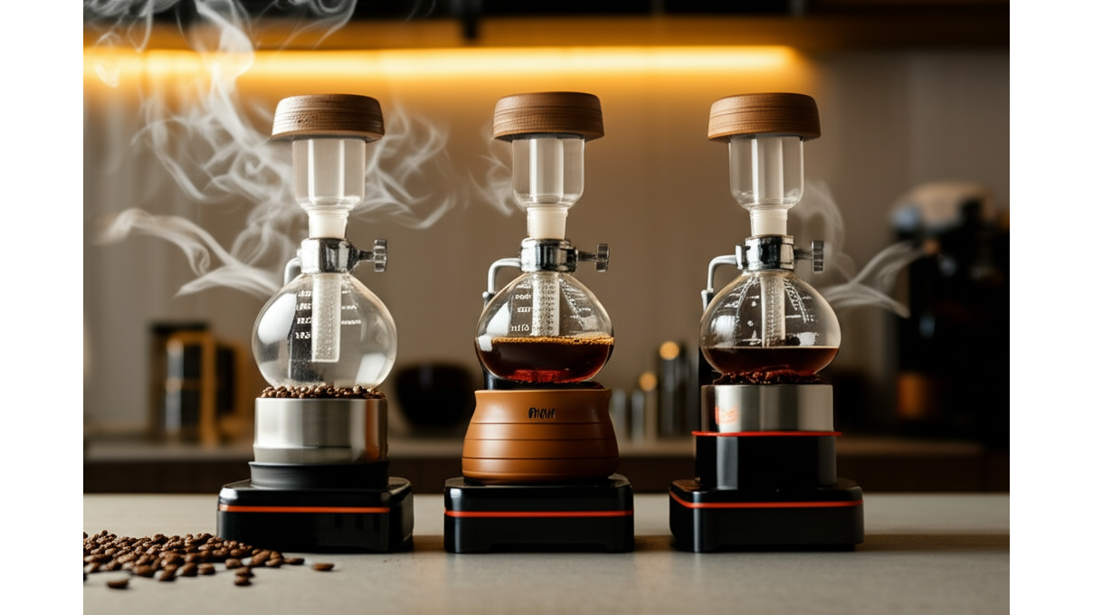 虹吸壺型號選擇_3種材質_3種容量_3種加熱方式_找到你的完美虹吸壺