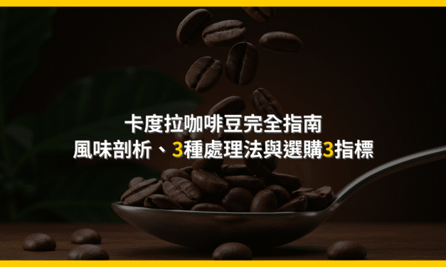 卡度拉咖啡豆完全指南：風味剖析、3種處理法與選購3指標