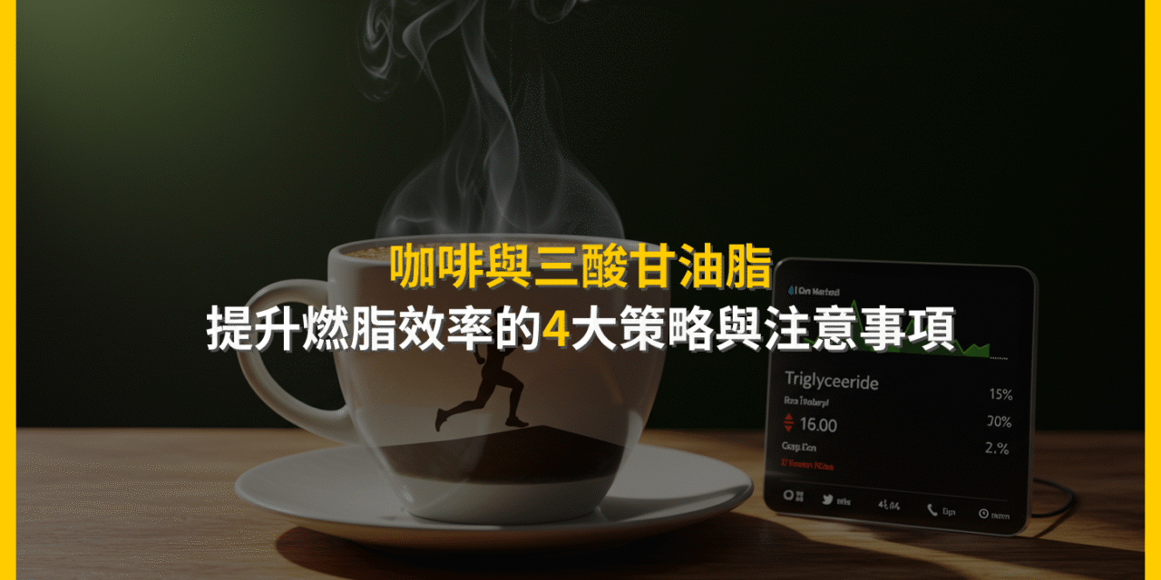 咖啡與三酸甘油脂：提升燃脂效率的4大策略與注意事項