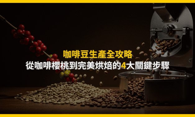 咖啡豆生產全攻略：從咖啡櫻桃到完美烘焙的4大關鍵步驟