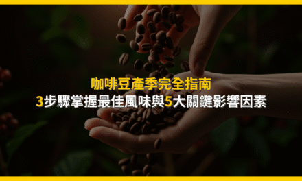 咖啡豆產季完全指南：3步驟掌握最佳風味與5大關鍵影響因素