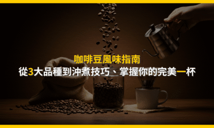 咖啡豆風味指南：從3大品種到沖煮技巧，掌握你的完美一杯