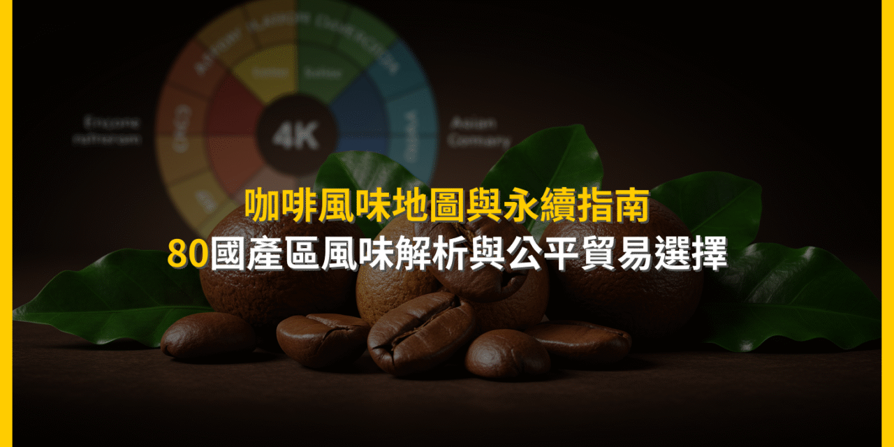 咖啡風味地圖與永續指南：80國產區風味解析與公平貿易選擇