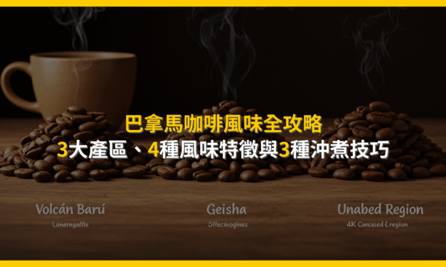 巴拿馬咖啡風味全攻略：3大產區、4種風味特徵與3種沖煮技巧