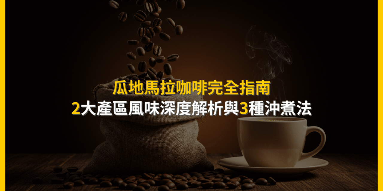 瓜地馬拉咖啡完全指南：2大產區風味深度解析與3種沖煮法