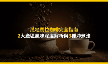 瓜地馬拉咖啡完全指南：2大產區風味深度解析與3種沖煮法